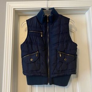 Navy Blue Puffer Vest